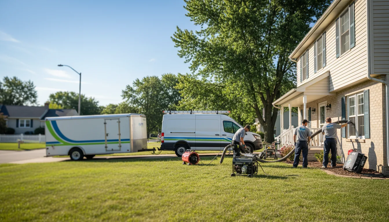 Flooded Basement Restoration And Cleanup With Repair in Cisco, IL near me